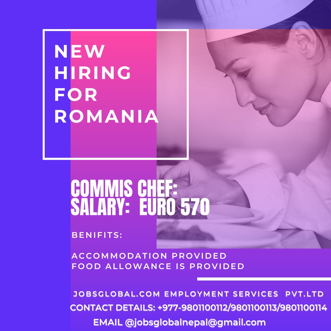 Kitchen Assistant / Commis job in Romania